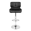 PU Leather Chrome Bar Stool