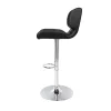 PU Leather Chrome Bar Stool