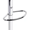 PU Leather Chrome Bar Stool