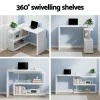 Viva Corner Desk with Bookshelf