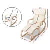 Wooden Arm Chair with Foot Stool-dimensions