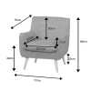 Georgia chair dimensions