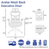Avatar High Back Executive Mesh Back Office Chair-Dimensions