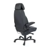 Half Leather Half Cloth Exec-back