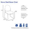 Nova Sled Base Chair-Dimensions