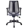 Platinum Series Black Mesh High Back Office Chair-back