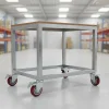 4 x 4 Heavy Duty PU Swivel Wheels
