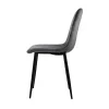 4 Evolve Modern Dining Chairs in Soft Velvet Fabric
