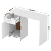Evolve Office Wooden Storage Computer Desk-FURNI-G-DESK-100-WH