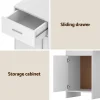 Evolve Office Wooden Storage Computer Desk-FURNI-G-DESK-100-WH