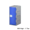 Heavy Duty Plastic Locker-Single Tier-900H 385W 500D-Navy