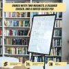 Magnetic Writing Whiteboard 60 x 90cm Dry Erase with Height Adjustable Tripod Stand