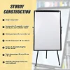 Magnetic Writing Whiteboard 60 x 90cm Dry Erase with Height Adjustable Tripod Stand