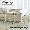 Portable Height Adjustable Mobile Laptop Sit Stand Desk