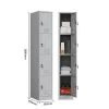 4-Door-Locker-Silver-Grey-with-Dimensions