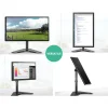 Evolve Monitor Arm Stand Single Black
