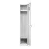 Single Door Gym Office Locker in Metal-Front-Open