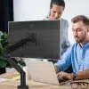 Motion Gas Spring USB Monitor Arm Screen Holder