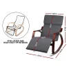 Evolve Fabric Rocking Armchair with Adjustable Footrest ARMCHAIR-10-CH