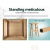 Evolve Wooden Backless Stool