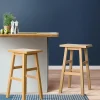 Evolve Wooden Backless Stool