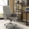 Fabric High Back Office Task Chair with Polished Chrome Base