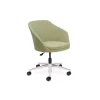 Rossetto Annette Tub Chair with Alloy Base with Casters