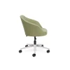 Rossetto Annette Tub Chair with Alloy Base with Casters