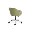 Rossetto Annette Tub Chair with Alloy Base with Casters