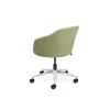 Rossetto Annette Tub Chair with Alloy Base with Casters