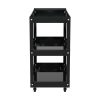 Titan Tool Cart 3 Tier Parts Steel Trolley Mechanic Storage Organizer