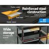 Titan Tool Cart 3 Tier Parts Steel Trolley Mechanic Storage Organizer