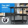 Titan Tool Cart 3 Tier Parts Steel Trolley Mechanic Storage Organizer