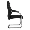 Boston Cantilever Chrome Frame Office Visitor Chair-Right Side View
