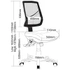 Mega Mesh Back Ergonomic Office Task Posture Correct Lumbar Support