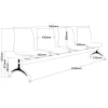 POD Padded Beam 4 Seated