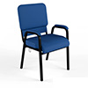 Arm Chair - Navy Fabric (Pre-Order Excepted - ETA 5-6 months) +$60.00
