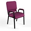 Arm Chair - Ruby Red Fabric +$60.00