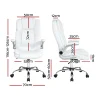 Evolve Kea Executive Office Chair Leather White