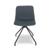 Smooth 4-Leg Padded Upholstery European Visitor Chair-Front View