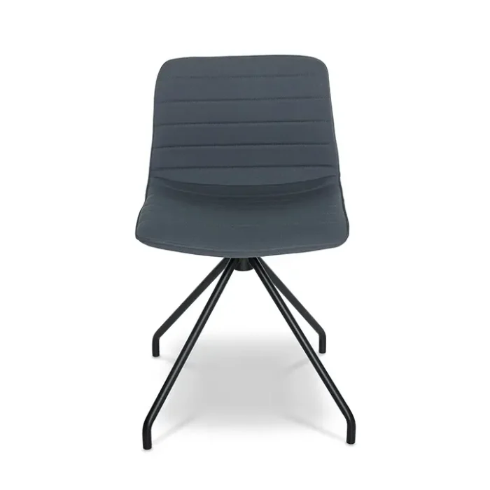 Smooth 4-Leg Padded Upholstery European Visitor Chair-Front View