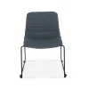 Smooth Sled Base Padded Upholstery European Visitor-Front View