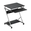 Evolve Metal Pull Out Table Desk - Black