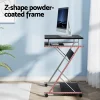Evolve Metal Pull Out Table Desk - Black