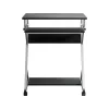 Evolve Metal Pull Out Table Desk - Black