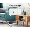 Adjustable Computer Laptop Stand with Cooler Fan White