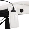 8 Point PU Leather Reclining Massage Executive Office Chair White-MOC-09M-WH