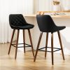 Evolve Kitchen Bar Wooden Stool-BA-TW-8206-BKX2