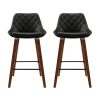 Evolve Kitchen Bar Wooden Stool-BA-TW-8206-BKX2