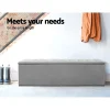 Evolve Storage Ottoman-OTM-L140-GY-AB